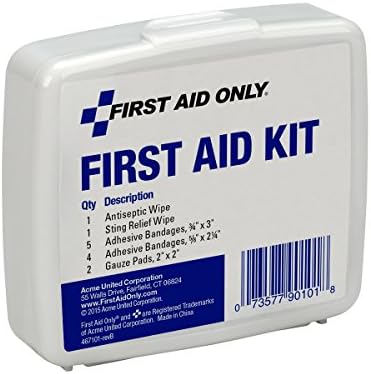 First Aid Only PhysiciansCare On-The-Go Emergency First Aid Kit for Home, Wor...