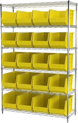 Akro-Mils 30260 AkroBins Plastic Storage Bins, 18"x11"x10", St...