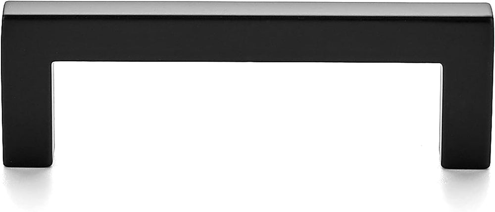 Ravinte Matte Black Cabinet Handles Solid Cabinet Pulls, 3 Inch CC, 50 Pack