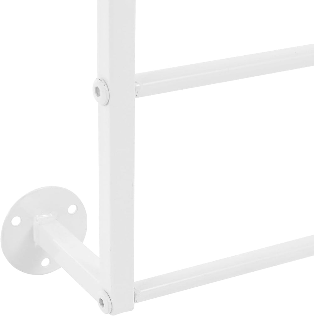 10 Tier Wall Mounted Rack,Scarf Display Stand,Belt Pants Hangers Scarves Hija...