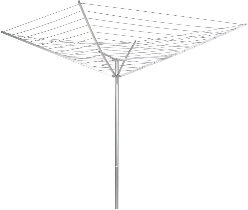 Household Essentials Collapsible Umbrella Clothesline Outdoor Dryer in Alumin...