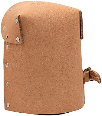 Bucket Boss Pro Leather Knee Pads 92013, Tan|Brown