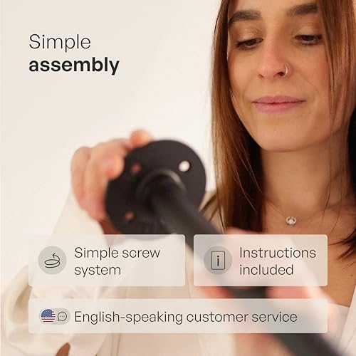 pamo Gold Clothing Rack Wall Mounted – 117" W × 87" H, 750 lbs
