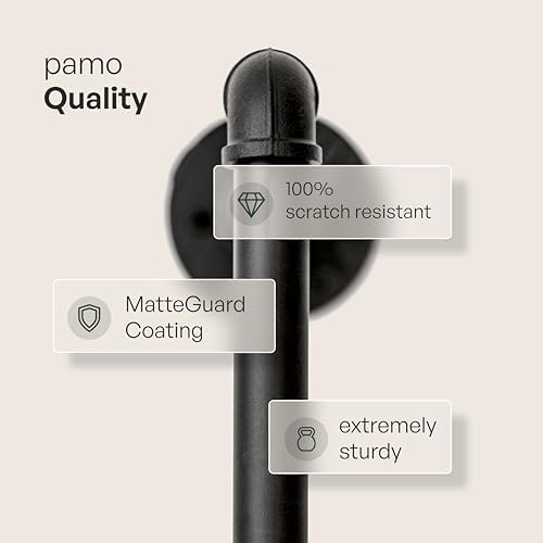 pamo Wall Mounted Clothing Rack with Metal Sheves – 41" W × 87" H, ...