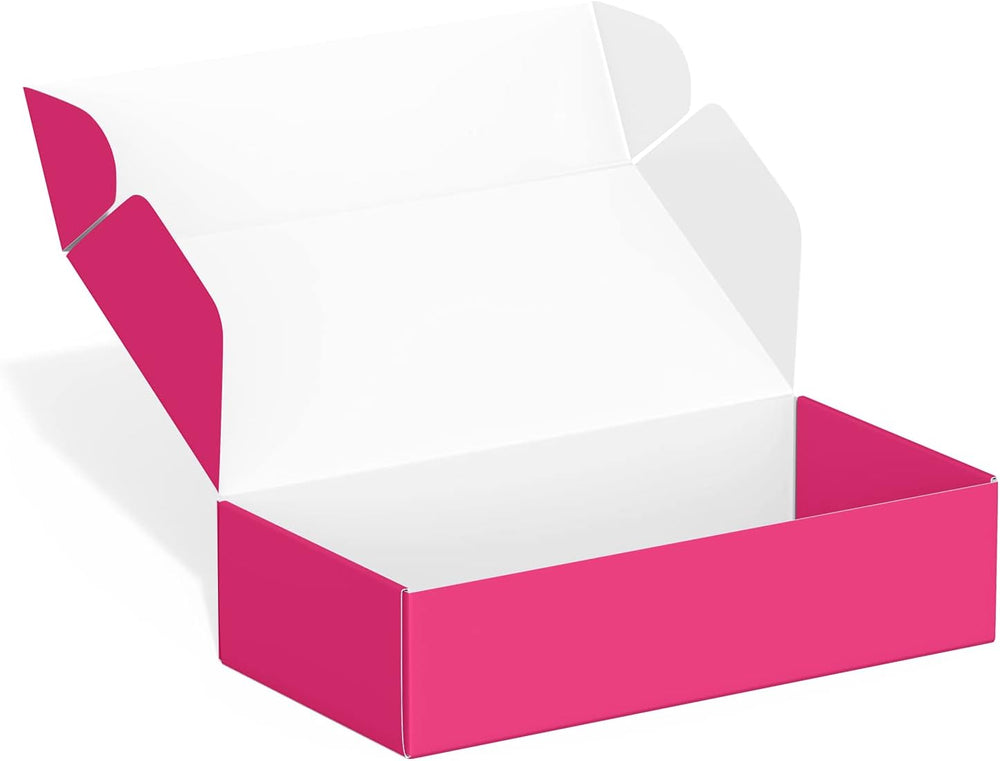 50 Pack 4"x8"x2" Shipping Boxes, Corrugated Cardboard Small Bo...