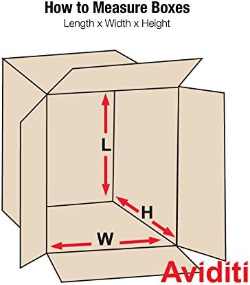 Box USA HD181812DW Heavy-Duty Double Wall Corrugated Cardboard Box 18" L...