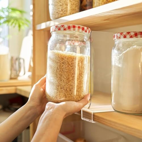 16 PCS Shelf Dividers for Closet Organization Acrylic Clear Closet Shelf Divi...