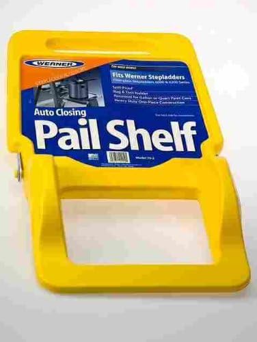 Werner Polyethylene Yellow Pail Shelf 1 pk
