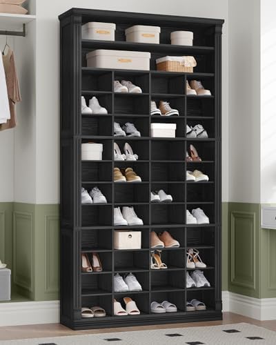 Hzuaneri 13 Tiers Shoe Storage Cabinet, Tall Shoe Cabinet with Cubby