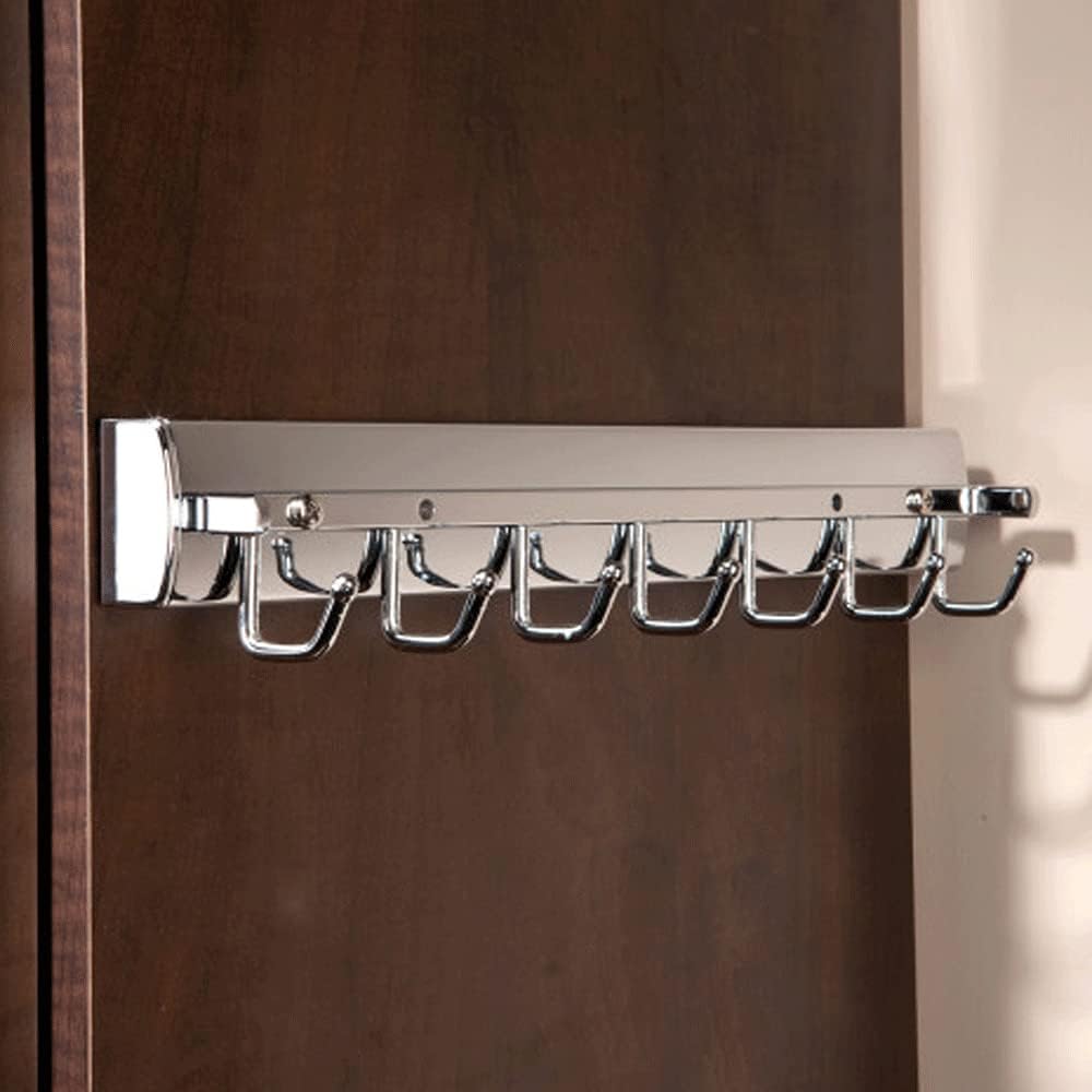 Sidelines Premier Pullout Swivel Belt Rack for Custom Closet Systems