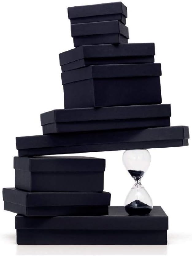888 Display - Case of 100 Boxes of 3 1/2" x 3 1/2" x 7/8" Blac...
