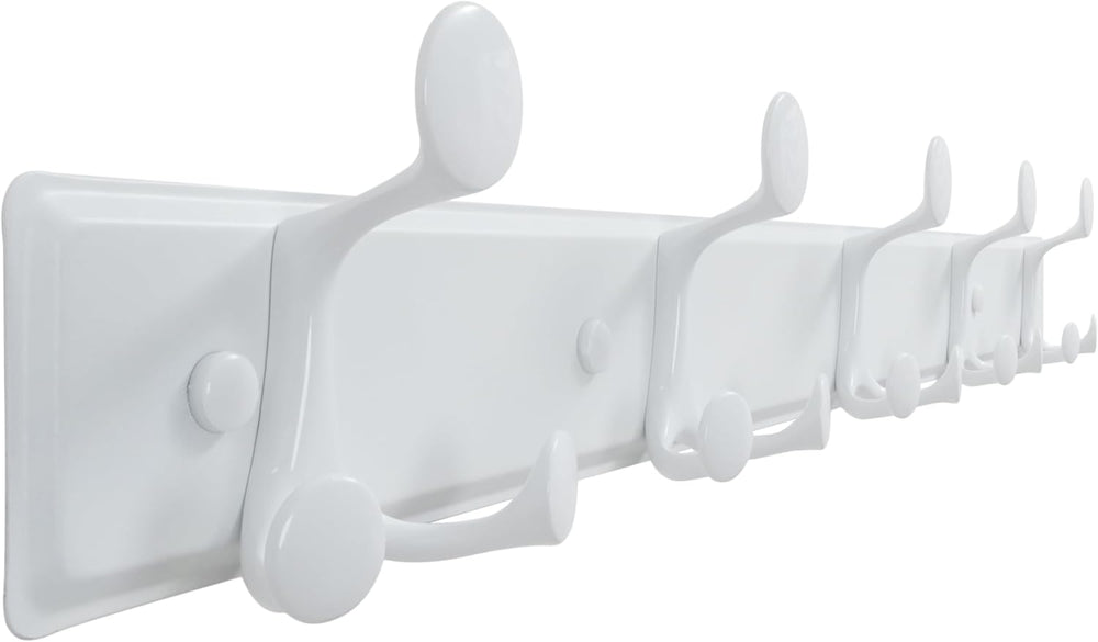 SKOLOO 15 Hooks Wall Mounted Coat Rack, 30 Inch Modern Coat Hanger for Entryw...