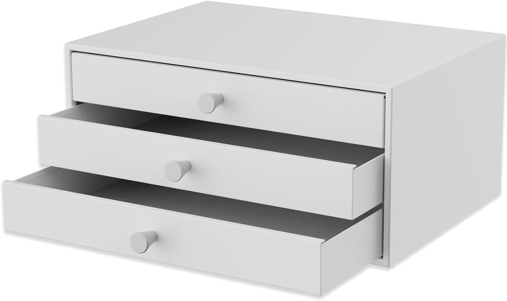 Svartur Desktop Drawers, Metal Desk Organizer with Drawer Storage Organizer f...