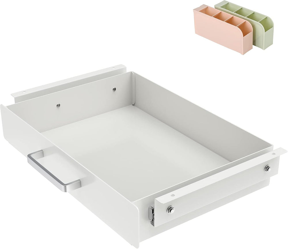 GOME Under Desk Pull-Out Drawer - Storage Organizer Office Mounted, Easy Slid...