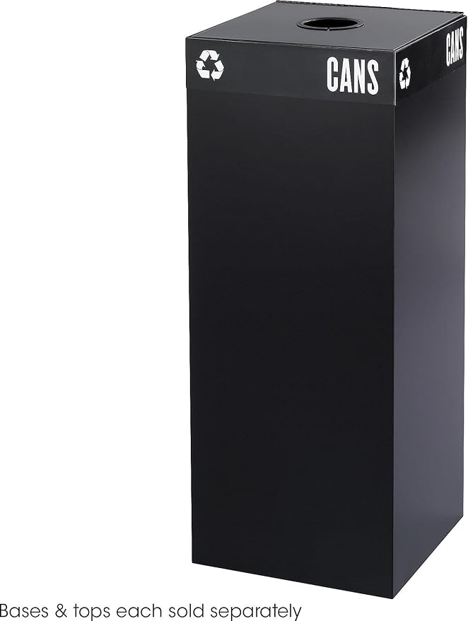 Safco Hallmark 2983BL Public Square Recycling Receptacle Base