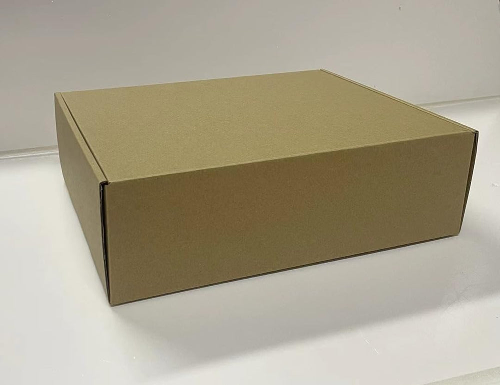 Rong Yang Tong 13x10x4 Inch Set of 18 Pack Brown Corrugated Shipping Boxes - ...