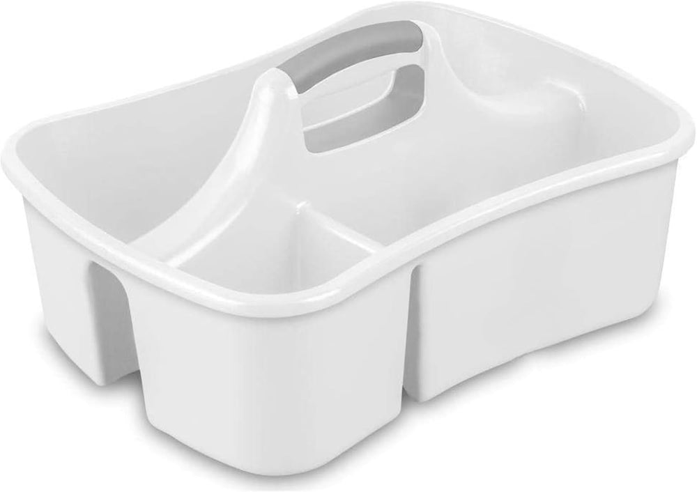 Extra Large 5 Gallon Divided Cleaning Caddy Organizer with Handle