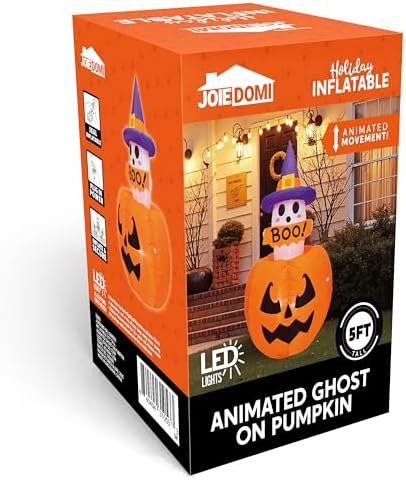 Joiedomi 5ft Tall Halloween Animated Inflatables Outdoor Decorations, Inflata...