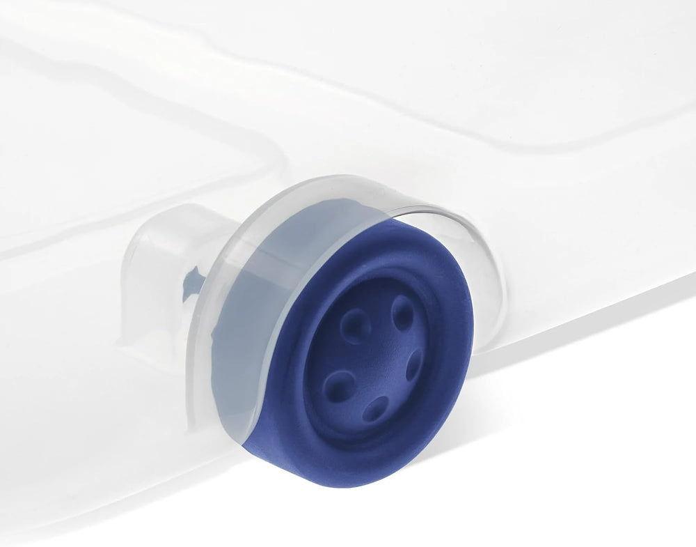 66 Quart Clear Plastic Underbed Storage Bin with Latching Lid and Wheels, Sta...