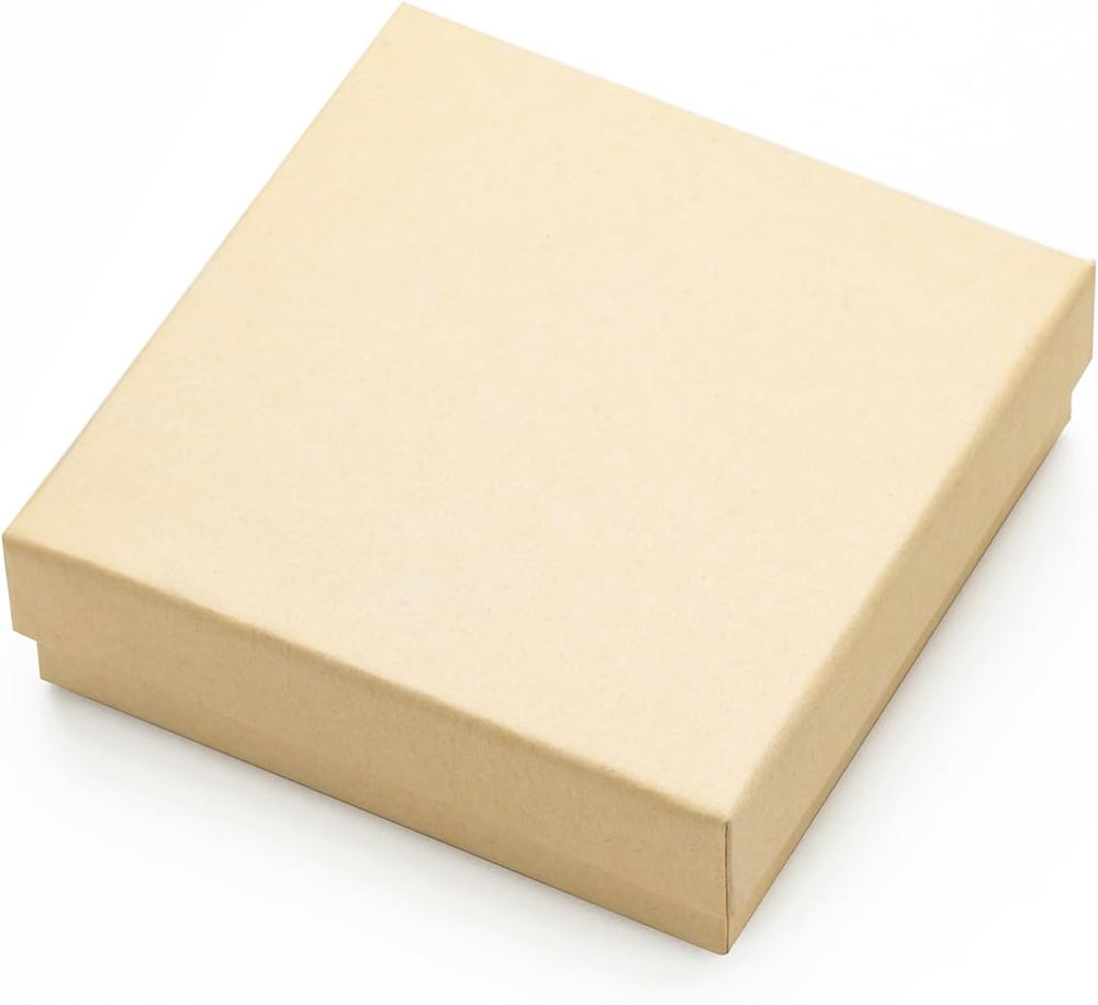 Magicool 96 Pack 3.5x3.5x1 Inch Cardboard Jewelry Boxes,Used for Necklaces,Br...