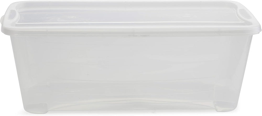 Life Story 6 Liter Plastic Storage Container Set, Stackable Shoe, Accessory, ...