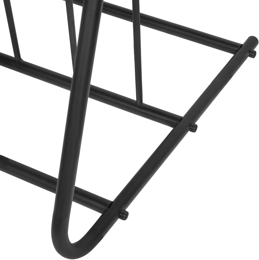 MyGift Large Metal Double-Sided Grid Bike Rack Stand, Freestanding Bicycle St...