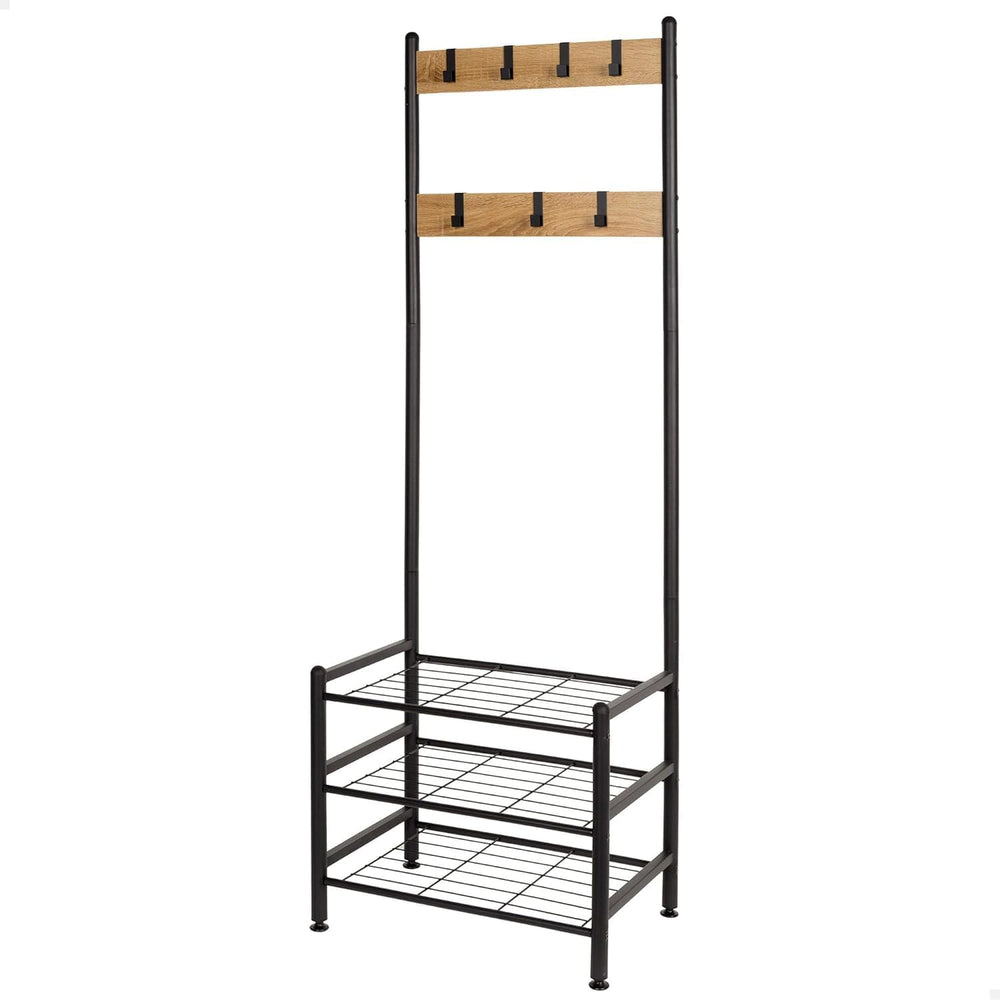 AKTIVE 18428 MAX Home Shoe Rack Entrance and Floor Standing Coat Rack, 7 Remo...
