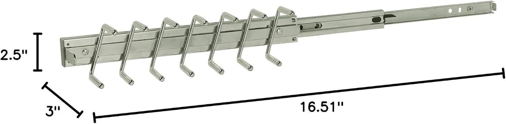 ClosetMaid SuiteSymphony Tie, Belt or Jewelry Rack, Sliding Slide Out Closet ...