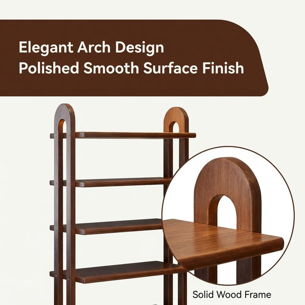7 Tier Shoe Rack for Closet - Vertical Shoe Rack Free for Small Space - Stand...