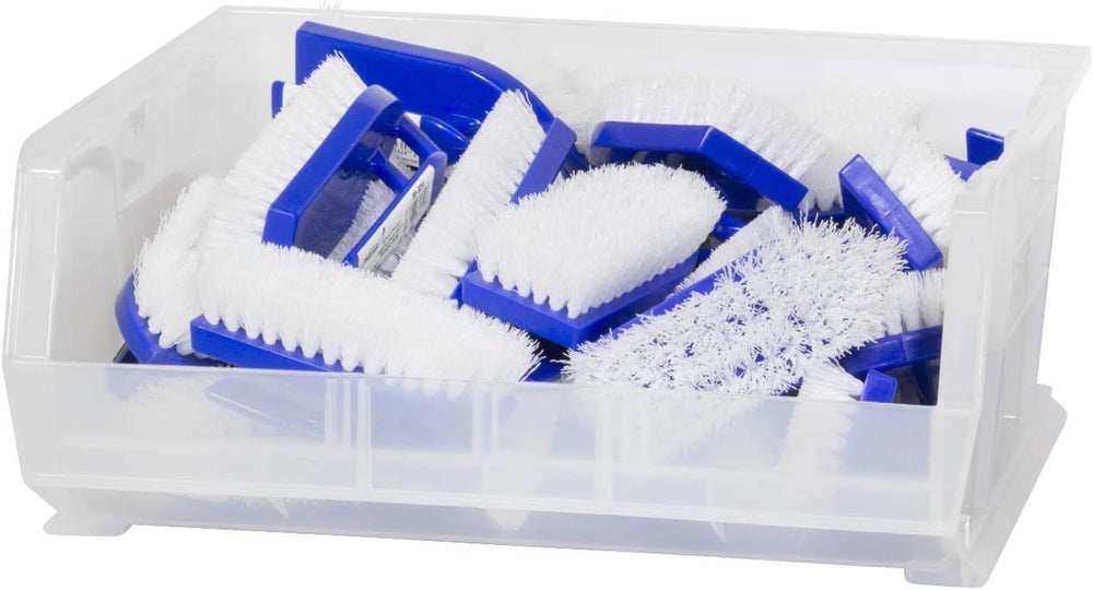Akro-Mils 30250 AkroBins Plastic Storage Bins, 15"x16"x7", Cle...
