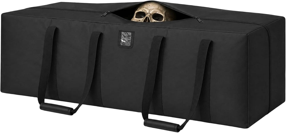 Klmnop 12ft Skeleton Storage Bag, Heavy Duty 600D Oxford Large Halloween Chri...