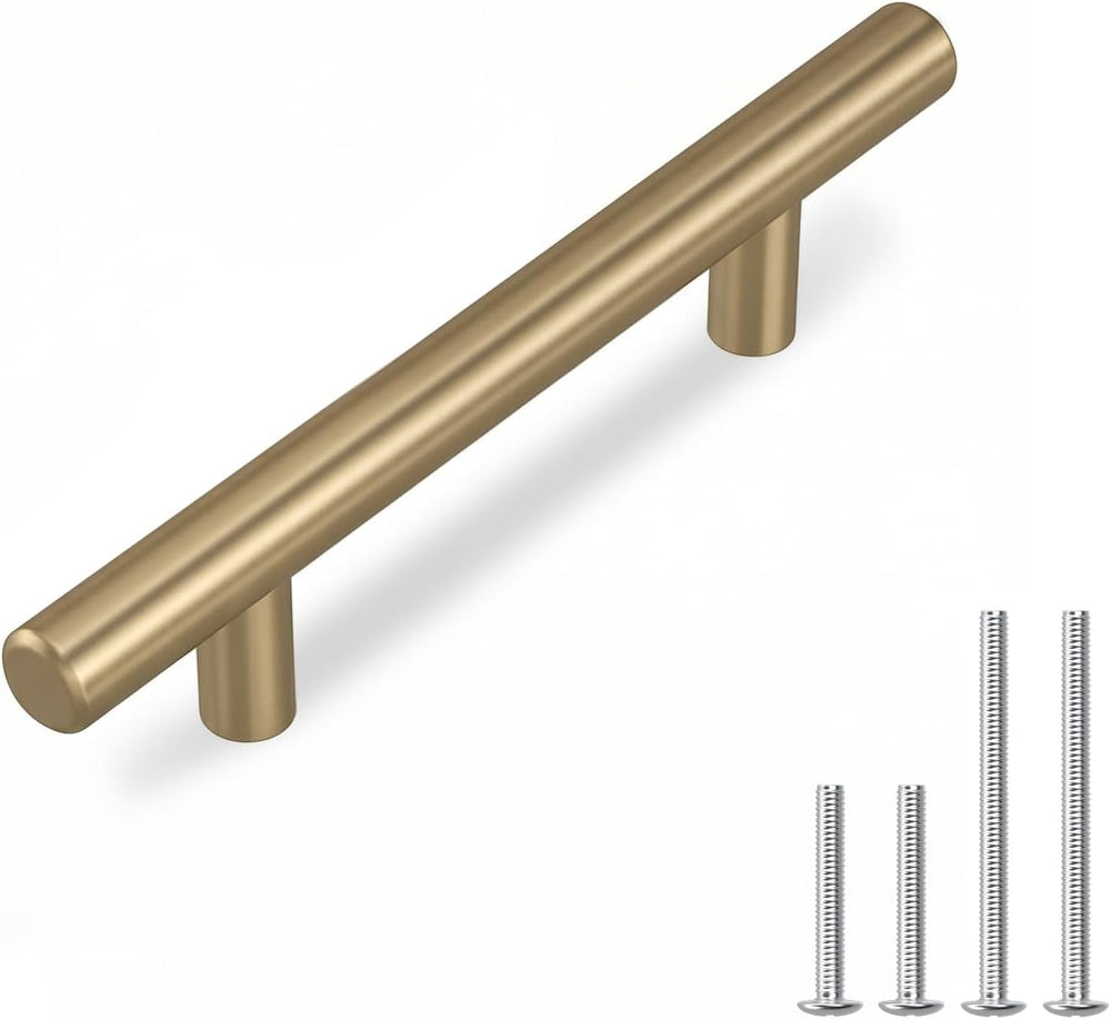 homdiy 25Pack 3in Cabinet Handles Champagne Bronze Kitchen Cabinet Pulls Draw...