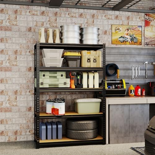 Garage Storage Shelves 2PCS, 60'' H Shelving Units and Storage, 2400 ...