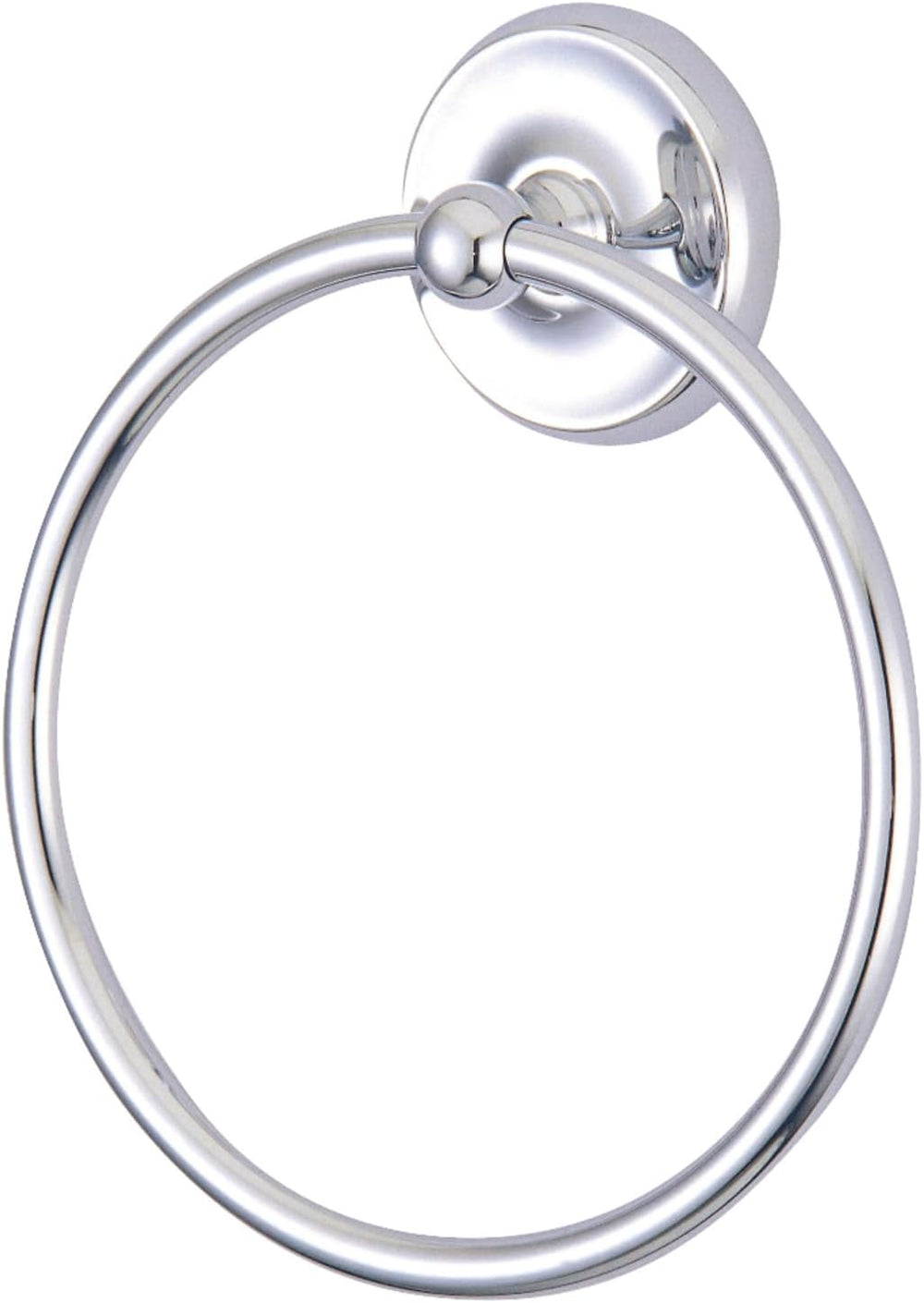 Kingston Brass BA314C Classic Towel-Ring, 6-Inch, Polished Chrome