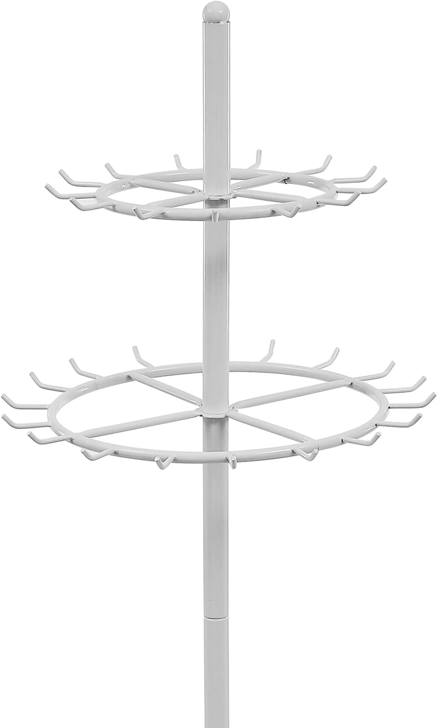 Floor Standing Belt Display Rack , 66in Height Display Stands for Belts