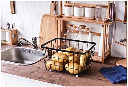 Handmade -Open Storage Bread Food Basket,Kitchen Cabinet and Pantry Storage O...