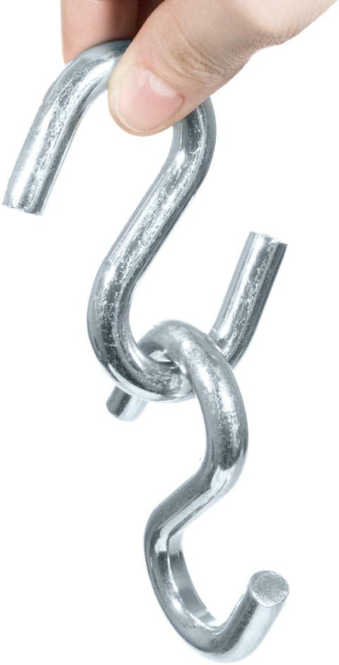 Paracord Planet Metal S-Hooks - 3 Inches Long with Diameter Size of 3/8 Inche...