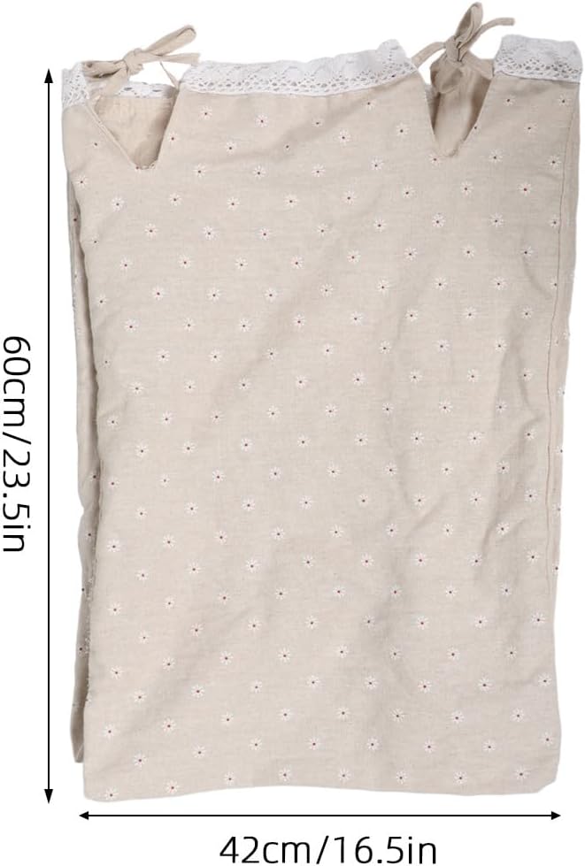 Rattan Basket Liner Replacement - Daisy Pattern Utility Washable Laundry Hamp...