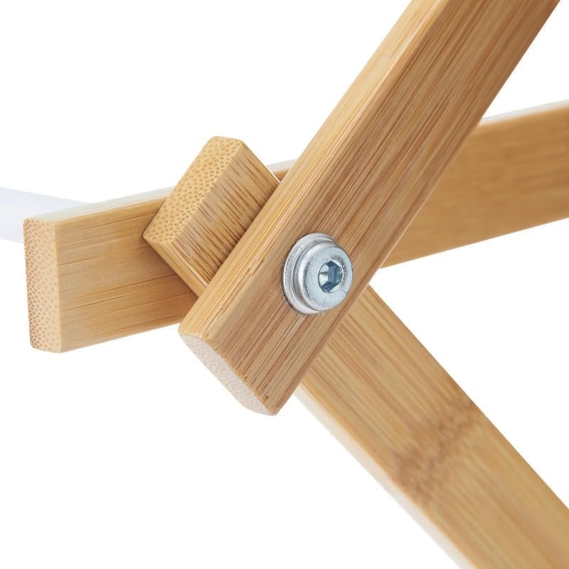 Bamboo Laundry Drying Rack, 7-Tier Foldable