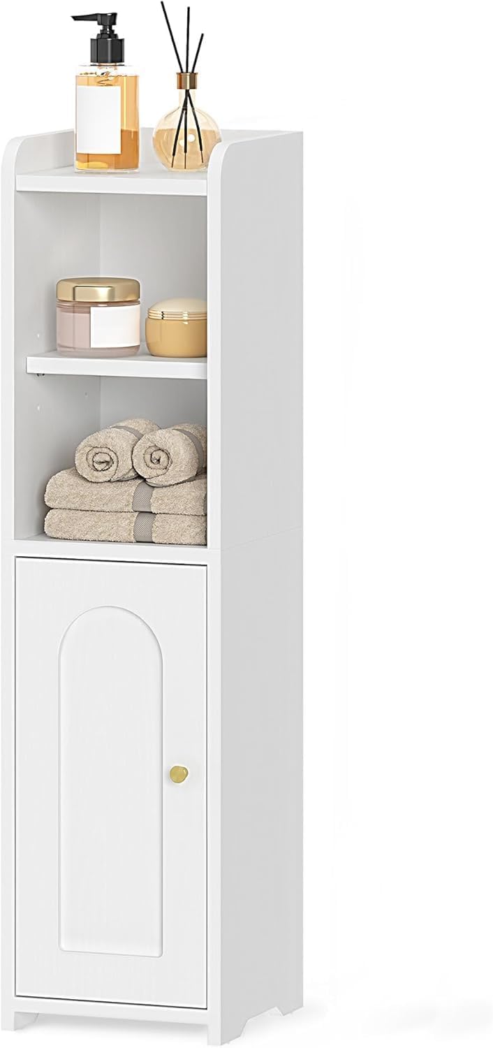Hzuaneri Small Bathroom Storage Cabinet, Narrow Toilet Paper Cabinets