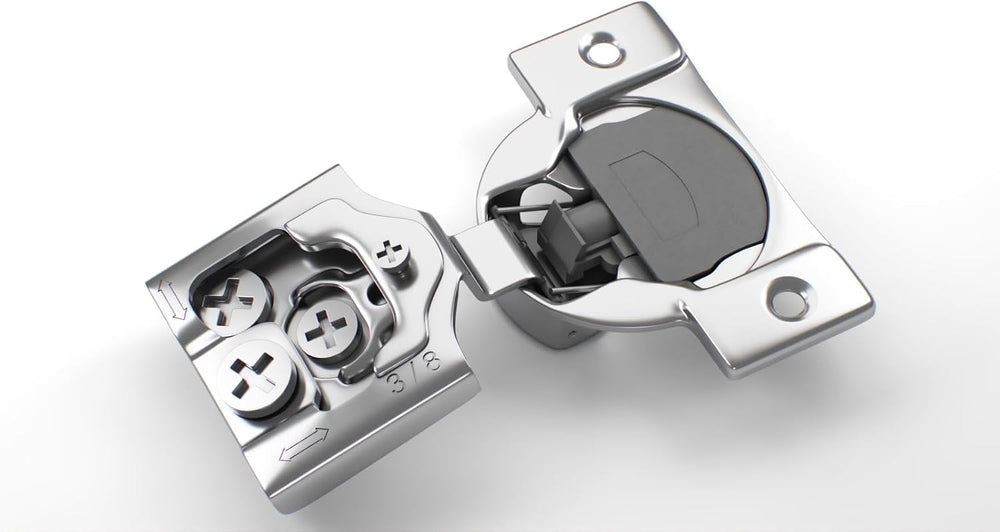 Berta, 20-Pack 3/8" Overlay 105° Soft Close Face Frame Cabinet Hinges