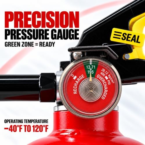 2.5 lb ABC Dry Chemical Fire Extinguishers 1-Pack for Home & Car