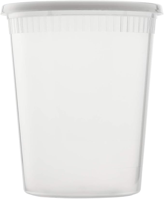 Karat Clear PP Injection Molded Round Deli Containers (240 ct)