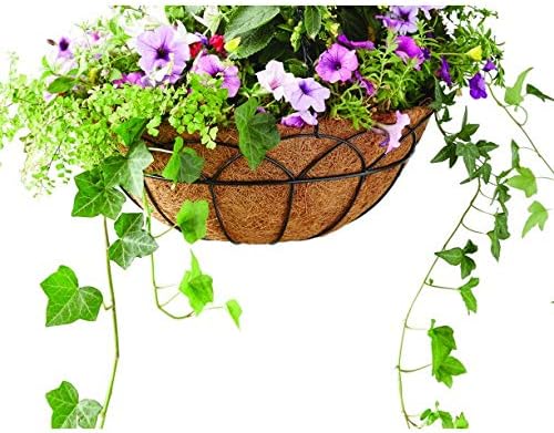 4 PCS 14" Half Round Coco Liner Pre-formed Replacement Planter Insert