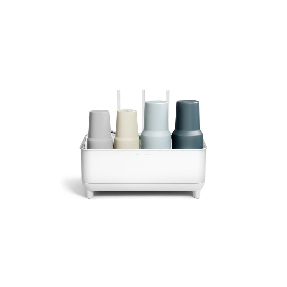 simplehuman Bottle Dock, Fast Drying Bottle Rack with Steel Frame & Diato...