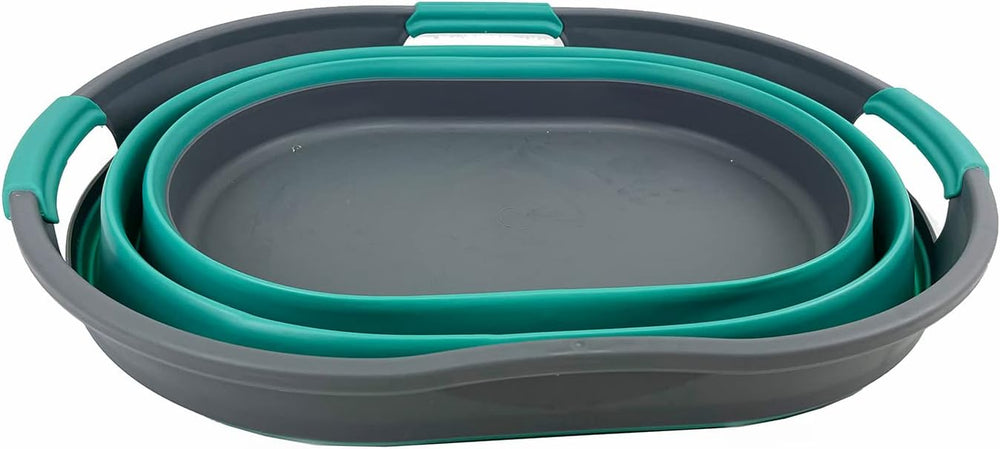 SAMMART 25L (6.6 Gallon) Collapsible Plastic Laundry Basket - Foldable Pop Up...