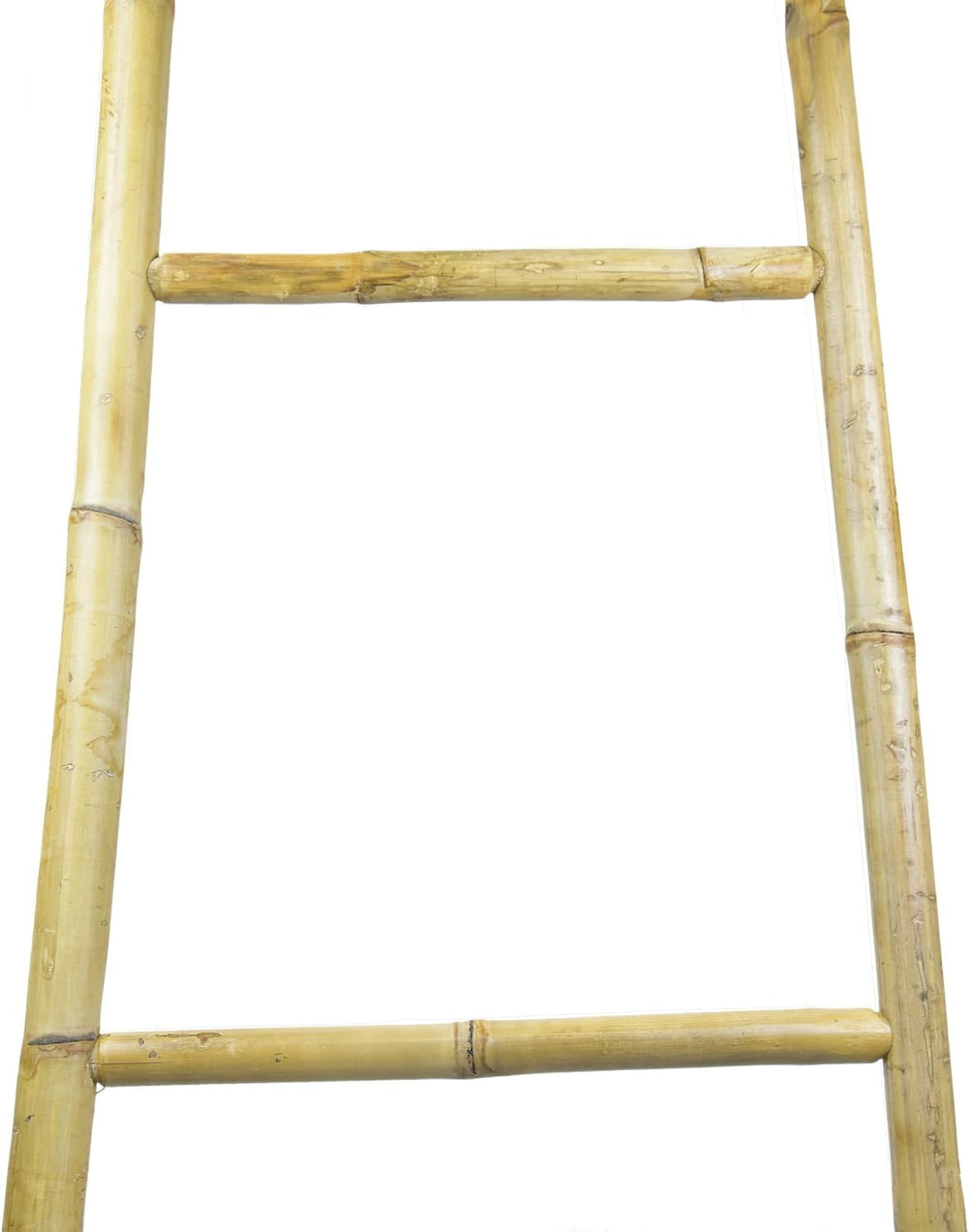 Handcrafted Bamboo 4 tier Towel Ladder Rack for Bathroom Storage Blanket Clot...