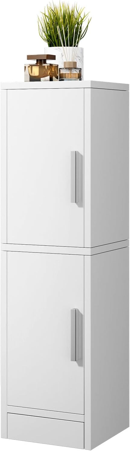 IBUYKE Small Bathroom Storage Cabinet, Narrow Floor Corner Cabinet