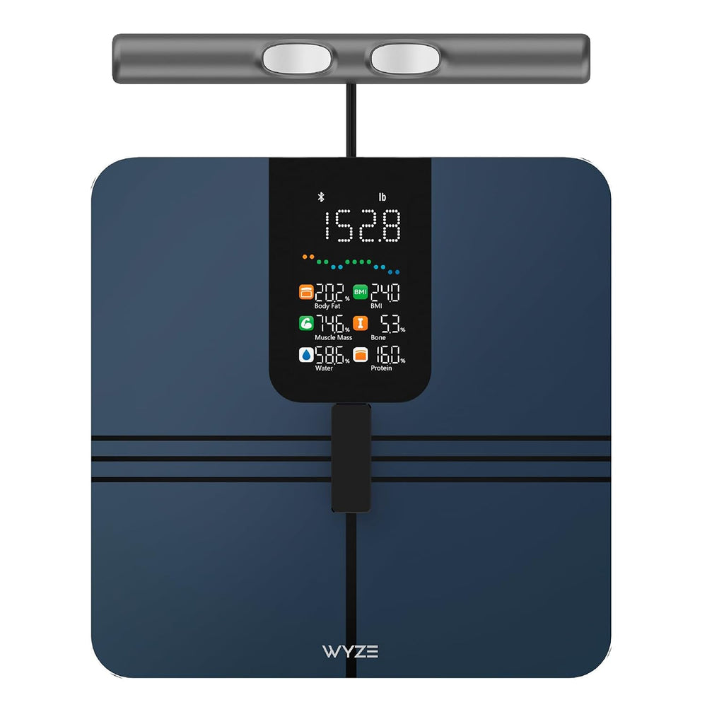 Wyze Smart Scale BodyScan with Handle, 4.7-Inch LED Display, Black