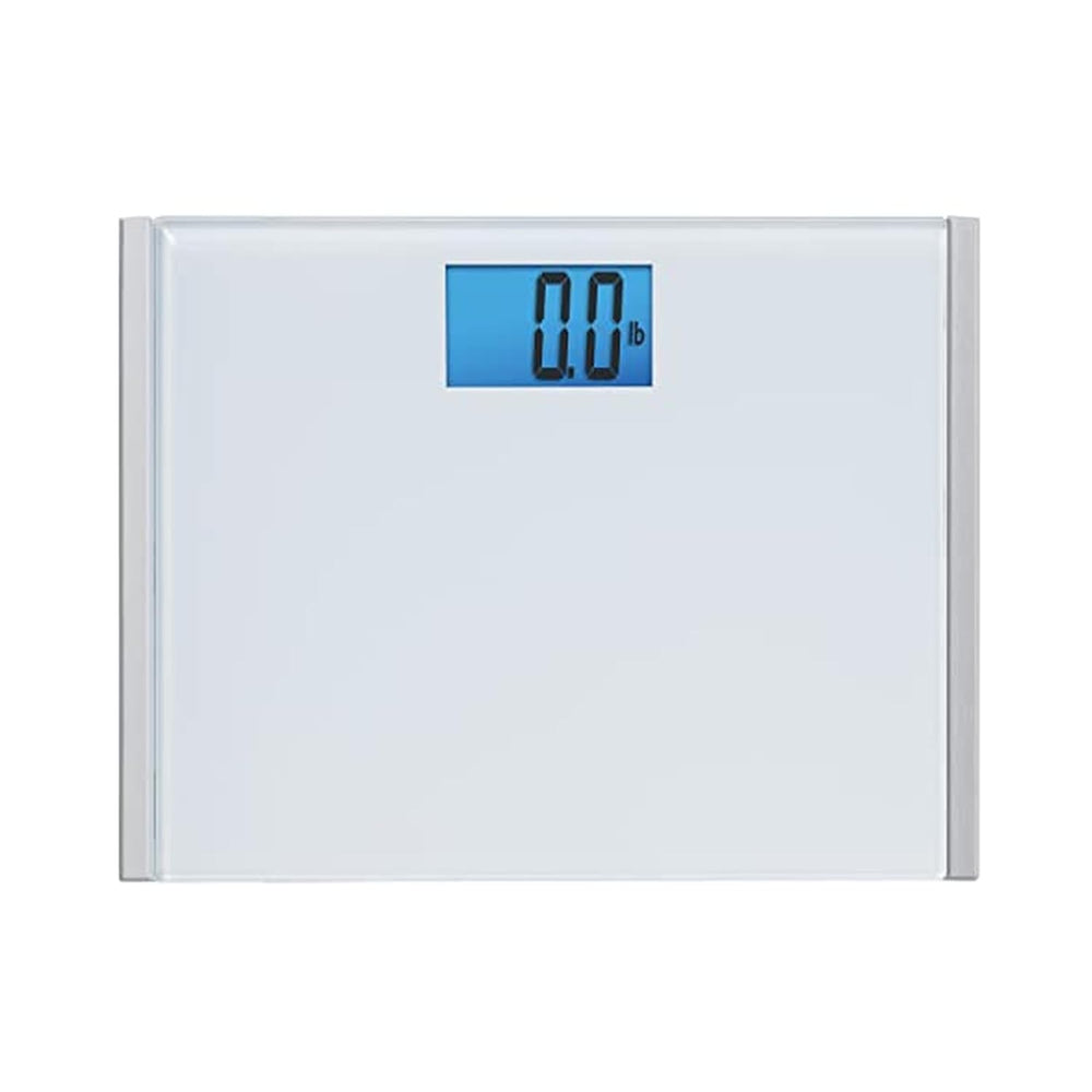 EatSmart Precision Plus Digital Bathroom Scale - Wide Body Tempered Glass Pla...